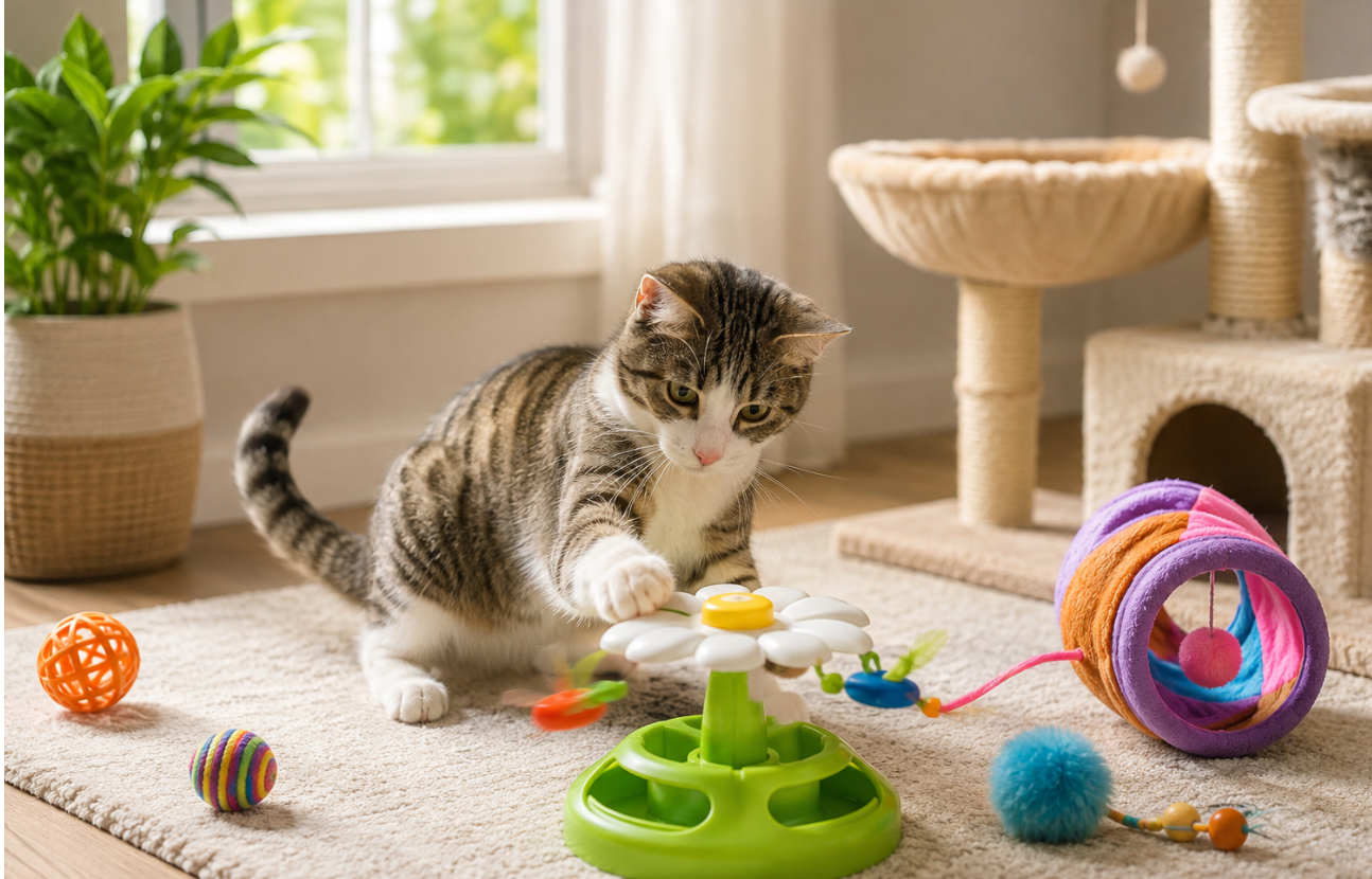 Interactive Cat Toys: How to Keep Your Cat Engaged and Active