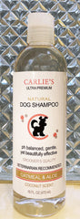 Carlies Ultra Premium Oatmeal & Aloe Shampoo, Coconut Scent For Dogs 16 Ounce (Pack of 4)