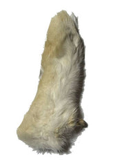 Rabbit Foot with Hair Shrink with UPC (Pack of 32)