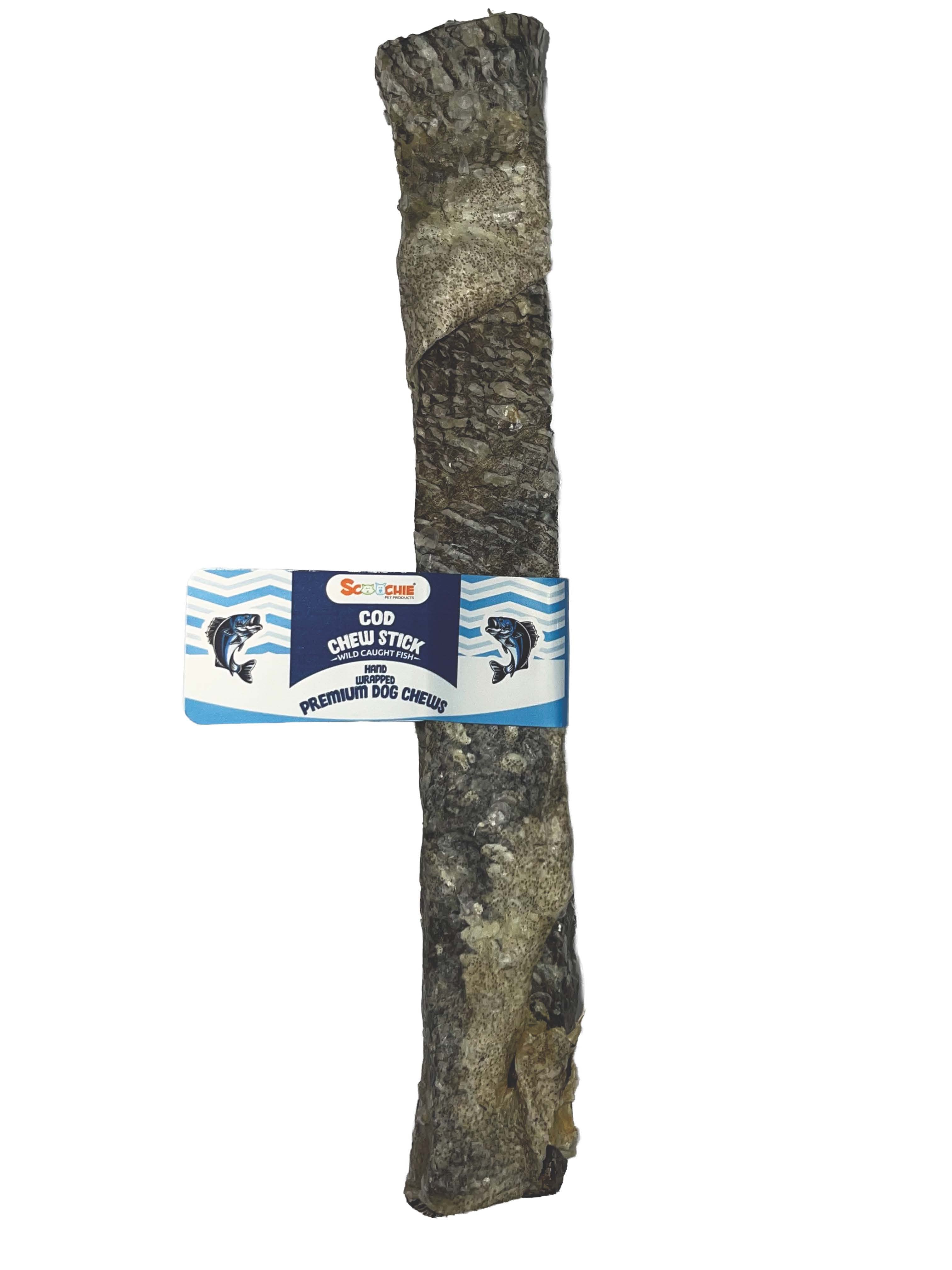Cod Skin Chew Stick with UPC (Pack of 10)