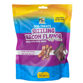 Chewka Dog Treats - Sizzling Bacon Flavor 16 oz (Pack of 5)