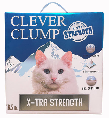 Clever Clump Bentonite Boxed Cat Litter 18.5 lb. (Pack of 3)