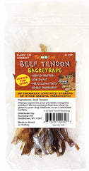 Beef Tendon / Back Strap 8 Ounce in Zip Lock Bag (Pack of 3)