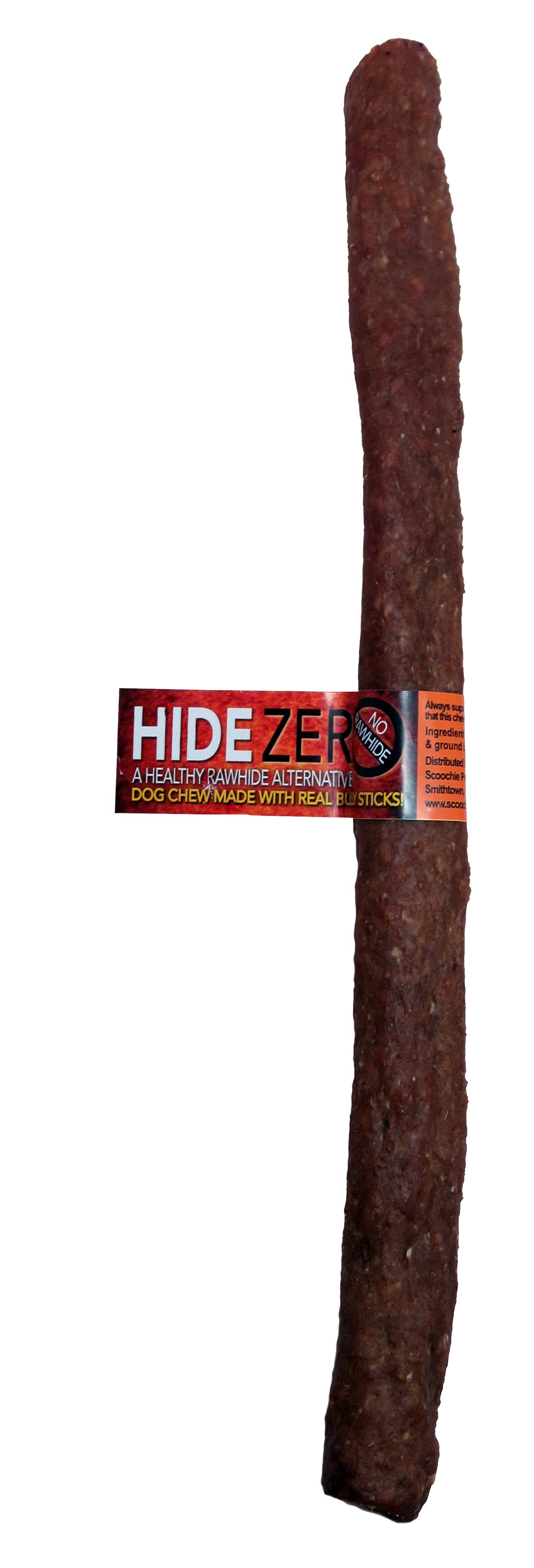 Hide Zero 10 Inch With Cigar Band Bully Flavored Rawhide Alternative (Pack of 20)
