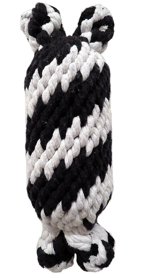 Large Super Scooch Braided Rope Man With Squeaker 9 Inch (Pack of 4)