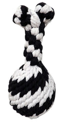 Large Super Scooch Rope Drumstick With Squeaker 8 Inch (Pack of 5)