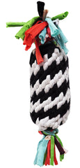 Super Scooch Rope Gummer With Squeaker 11 Inch (Pack of 5)