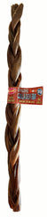 12 Inch BRAIDED CS Deluxe Collagen Stick with Cigar Band (Pack of 6)