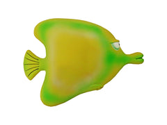 7.25 Inch Premium Stuffed Latex Yellow Fish (Pack of 5)