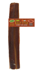 6 Inch JUMBO Bully Stick With Scoochie Cigar Band/UPC (Pack of 6)