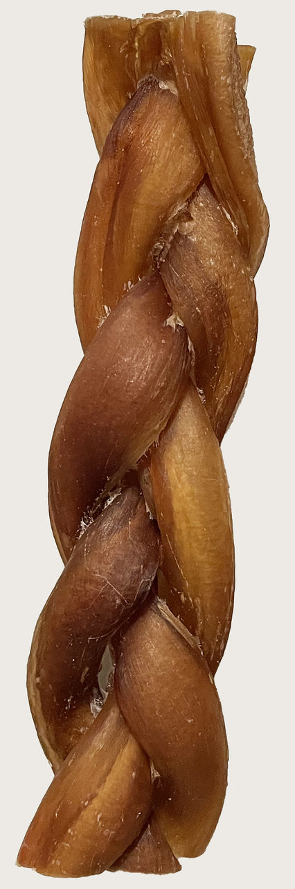 6 Inch Braided Bully Stick Bulk (Pack of 8)