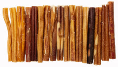 25 Pack 6 Inch Bully Stick in Zip Lock Bag