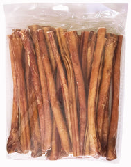 25 Pack 12 Inch JUMBO Bully Stick in Zip Lock Bag