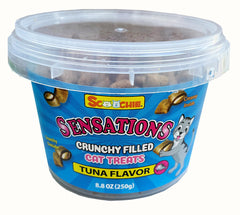 Clever Cat Tuna Filled Cat Treats 8.8 Ounce Tub (Pack of 8)