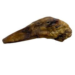 Crunchy Natural Duck Head Bulk (Pack of 10)
