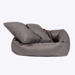 Anti-Bacterial Grey Snuggle Bed Large