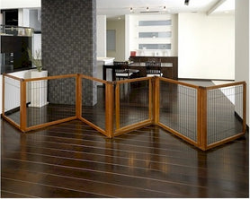 6 Panel Convertible Elite Pet Gate - Autumn Matte