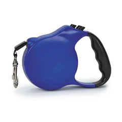 Casual Canine Belted Retractable Lead M 12ft Blu