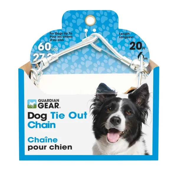 Guardian Gear Large Twist Chain Tie-Out 20ft