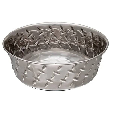 Ruff N'Tuff 3 Qt Diamond Plated Bowl W