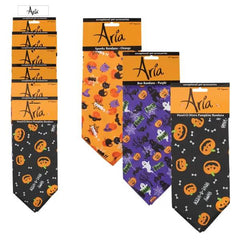 Aria Halloween Bandanas 12Pc Retail Display Strip