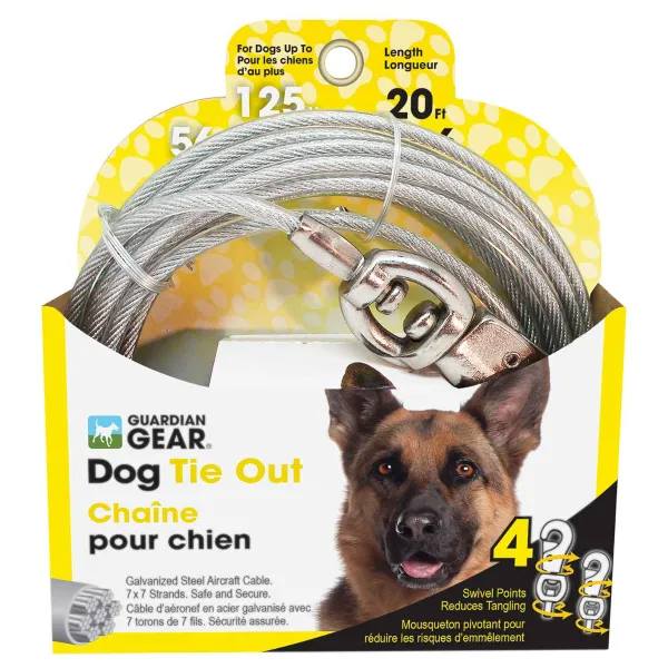 Guardian Gear Tie-Out Swivel Snap 20ft XL