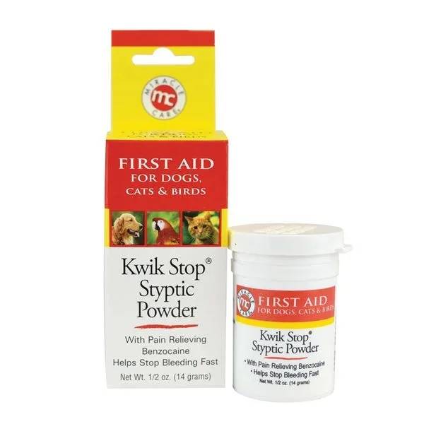 Miracle Care Kwik Stop Styptic Powder .5 oz