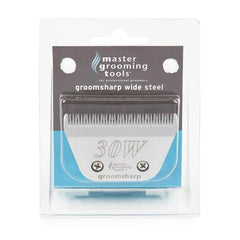 Master Grooming Tools GroomSharp Steel Wide Blades 30W