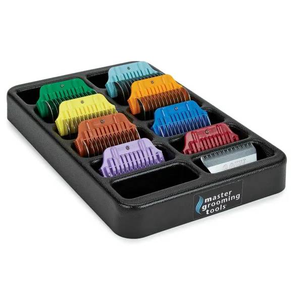 Master Grooming Tools 10pc Wide Blade Combs Kit