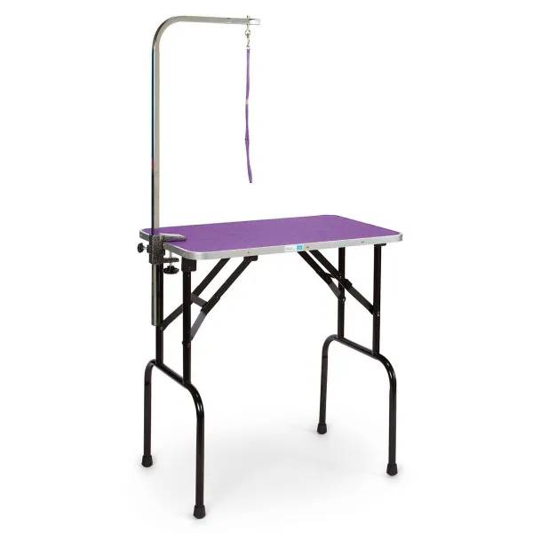 Master Equipment Dog Grooming Table w/36In Arm 30x18In Purple
