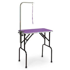 Master Equipment Dog Grooming Table w/36In Arm 30x18In Purple