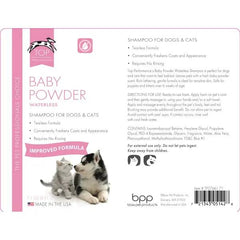 Top Performance Waterless Dog Grooming Shampoo Baby Powder 7.1oz