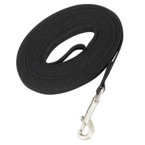 Guardian Gear Poly-Cotton Web Training Lead 20Ft Black