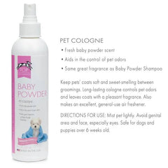 Top Performance Baby Powder Dog Grooming Cologne Mist 8oz