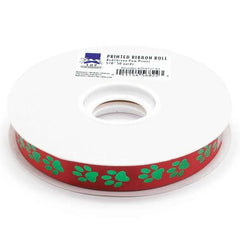 Top Performance Red & Green Printed Ribbon Rolls, 50-Yard