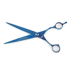 Master Grooming Tools 5200 Series 7.5In Blue Titanium Straight Shears