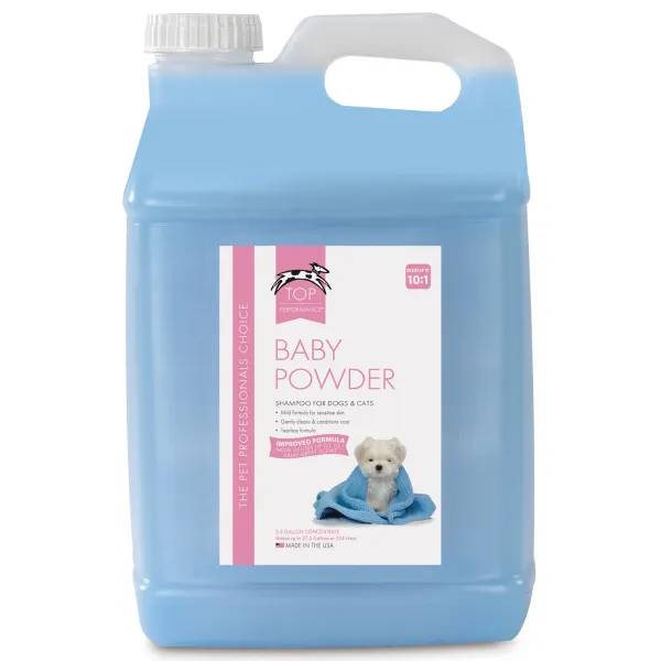 Top Performance Baby Powder Dog Grooming Shampoo 2.5 Gallon