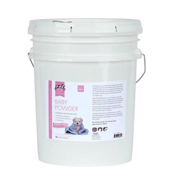 Top Performance Baby Powder Dog Grooming Shampoo 5 Gallon