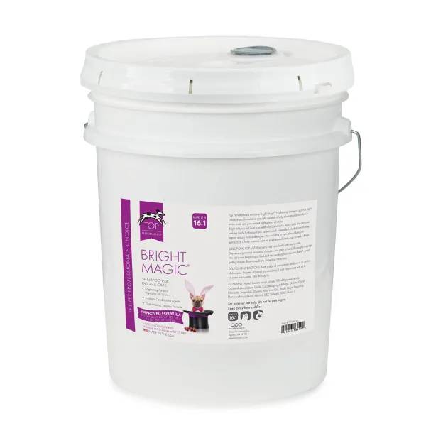Top Performance Bright Magic Dog Grooming Shampoo 5Gal