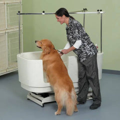 Master Equipment Poly Pro Lift Dog Grooming Tub Ivory