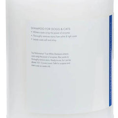Top Performance True White Whitening Dog Grooming Shampoo Gal