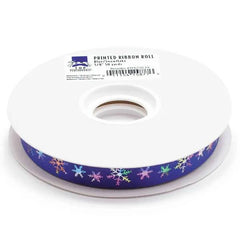 Top Performance Snowflake Printed Ribbon Rolls, 50-Yard
