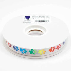 Top Performance Pawprints Printed Ribbon Rolls, 50-Yard