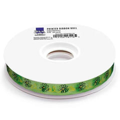 Top Performance Flowers Printed Ribbon Rolls, 50-Yard
