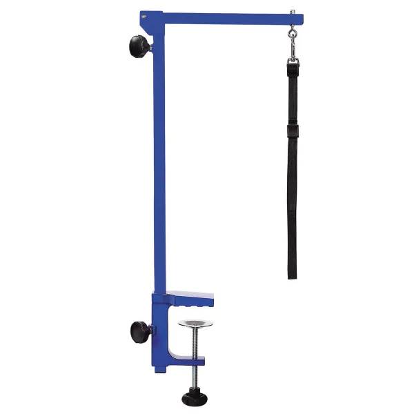 Master Equipment Foldable Grooming Arm w/ Aluminum Clamp Blue