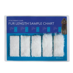 Master Grooming Tools Fur Length Chart for Attachment Combs