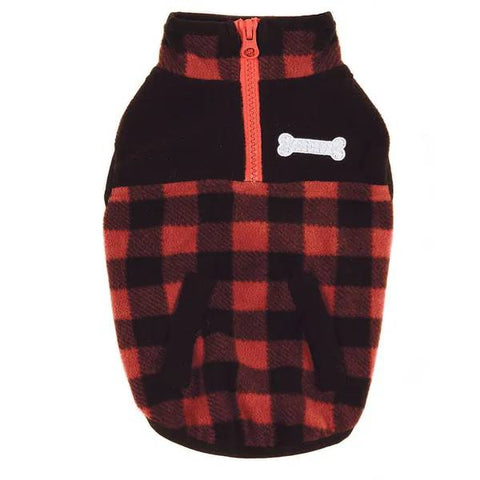 Zack & Zoey Buffalo Fleece Jacket S Red