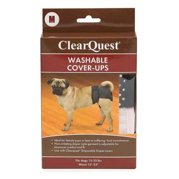 ClearQuest Washable Cover-Up S 2Pk Black/Pink
