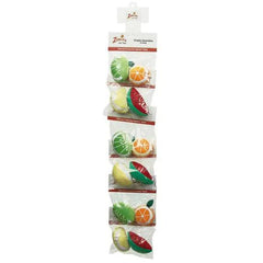 Zanies Fruity Sweeties Cat Toys Retail Display Strip 2Pc 6-Pack