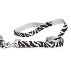 Casual Canine Animal Print Lead 6Ftx1In Zebra